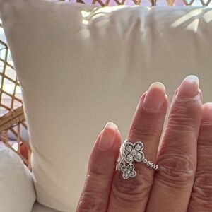Park Lane Silver Blossom Ring